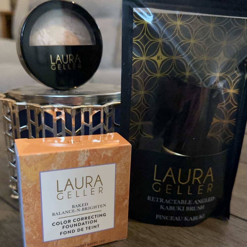 Laura Geller Baked Bronze-N-Glow Palette - Tan and Cream